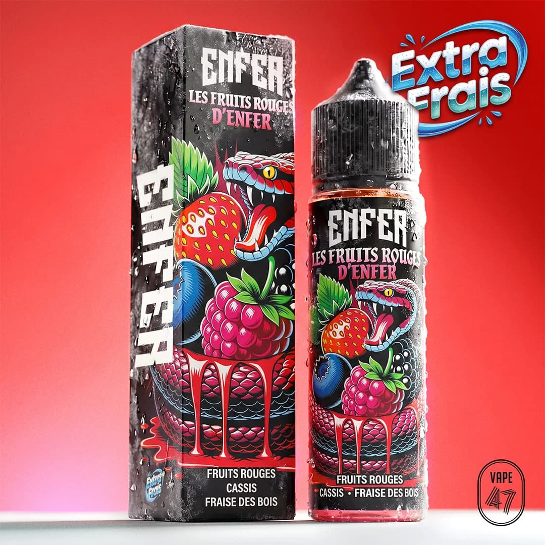 ENFER Les Fruits Rouges d'ENFER (0mg/mL - 50mL)