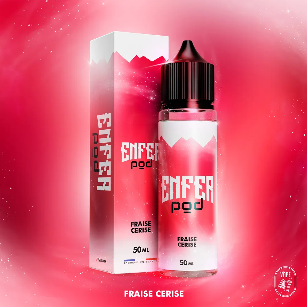 ENFER Pod Fraise Cerise (0mg/mL - 50mL)