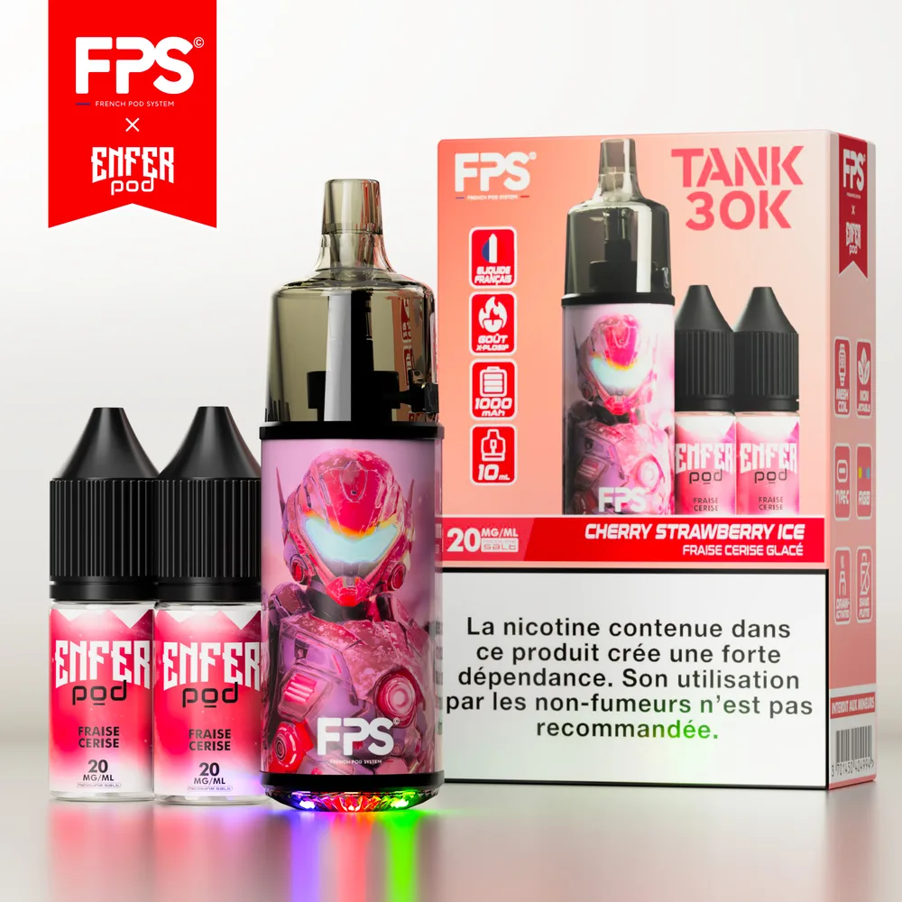 FPS - Tank 30K - ENFER Pod Cherry Strawberry Ice