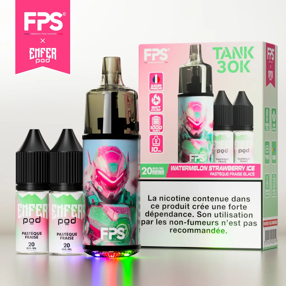 FPS - Tank 30K - ENFER Pod Watermelon Strawberry Ice