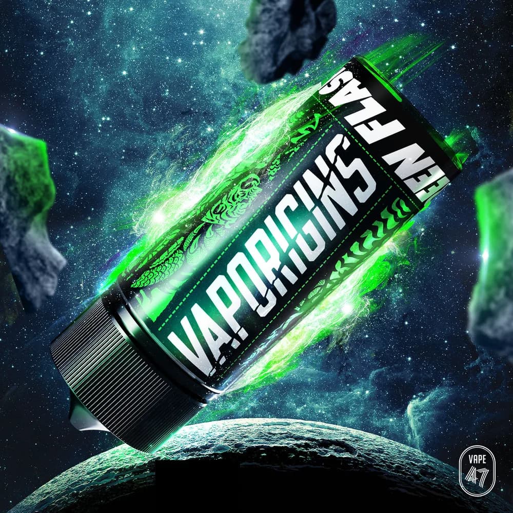 VAPORIGINS Green Flash (0mg/mL - 80mL)