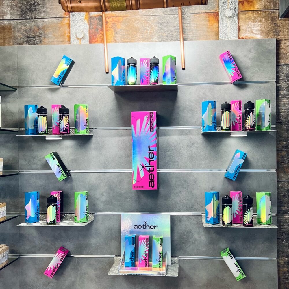 PLV AETHER Boutique E-liquide cigarette électronique pod sevrage tabagique vapers vapoteur