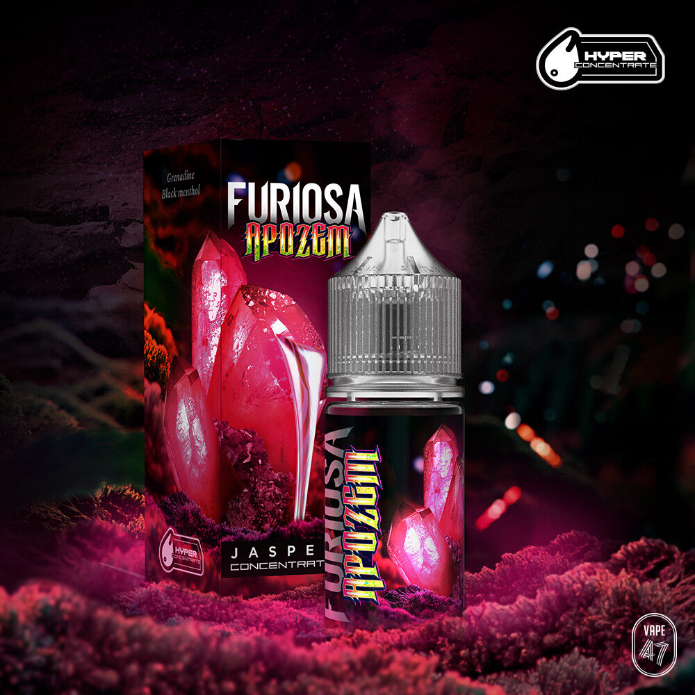 APJACC30 - Furiosa Apozem Jasper Concentrate 30mL - Vape 47 - Packshot E-liquide cigarette électronique pod sevrage tabagique vapers vapoteur expert