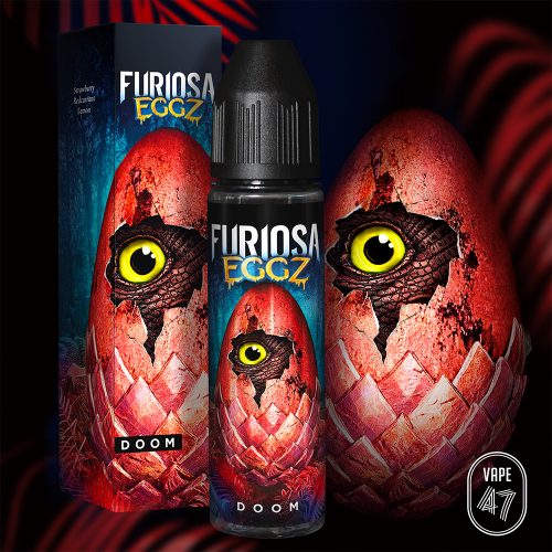 EGDO0050 -Furiosa EGGZ Doom 0mg 50mL -Vape 47 - Packshot E-liquide cigarette électronique pod sevrage tabagique vapers vapoteur intermédiaire avancé