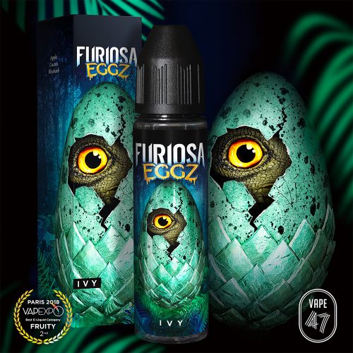 EGIV0050 - Furiosa EGGZ Ivy 0mg 50mL - Vape 47 - Packshot E-liquide cigarette électronique pod sevrage tabagique vapers vapoteur intermédiaire avancé