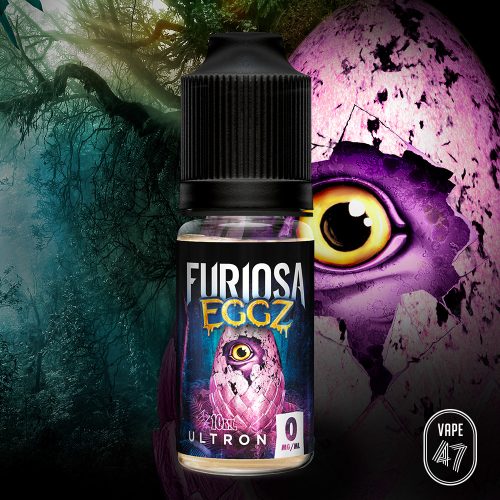 EGUL0010 -Furiosa EGGZ Ultron 10mL - Vape 47 - Packshot E-liquide cigarette électronique pod sevrage tabagique vapers vapoteur intermédiaire avancé