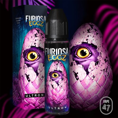 EGUL0050 -Furiosa EGGZ Ultron 0mg 50mL -Vape 47 - Packshot E-liquide cigarette électronique pod sevrage tabagique vapers vapoteur intermédiaire avancé