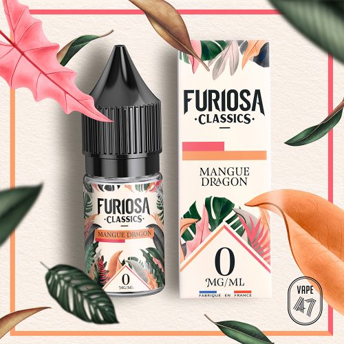 FCMD0010 - MANGUE DRAGON 0MG 10ML - VAPE 47 - Packshot E-liquide cigarette électronique pod sevrage tabagique vapers vapoteur débutant