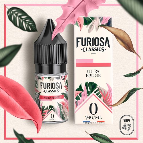 FCUR0010 - FURIOSA CLASSICS ULTRA ROUGE 10ml 0mg - eliquide vape 47 prêt a vaper vapotage cigarette electronique sevrage tabagique