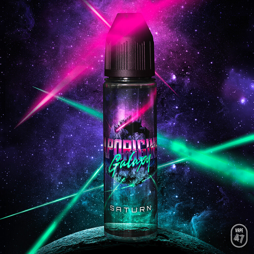 GASA0050 - Vaporigins Galaxy Saturn 0mg 50mL --Vape 47 - Packshot E-liquide cigarette électronique pod sevrage tabagique vapers vapoteur avancé