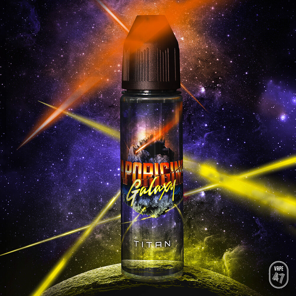 GATI0050 - Vaporigins Galaxy Titan 0mg 50mL --Vape 47 - Packshot E-liquide cigarette électronique pod sevrage tabagique vapers vapoteur avancé