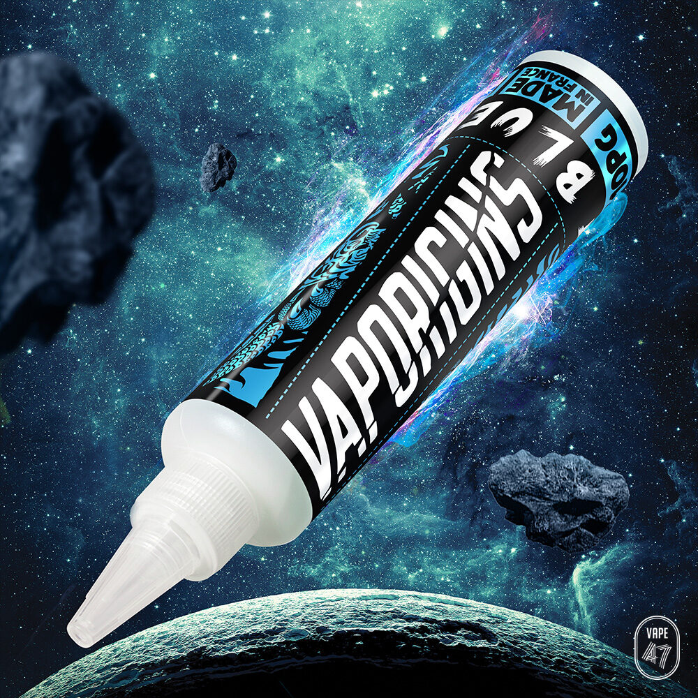 VOBB0080 - Vaporigins Big Blue 0mg 80mL -Vape 47 - Packshot E-liquide cigarette électronique pod sevrage tabagique vapers vapoteur débutant