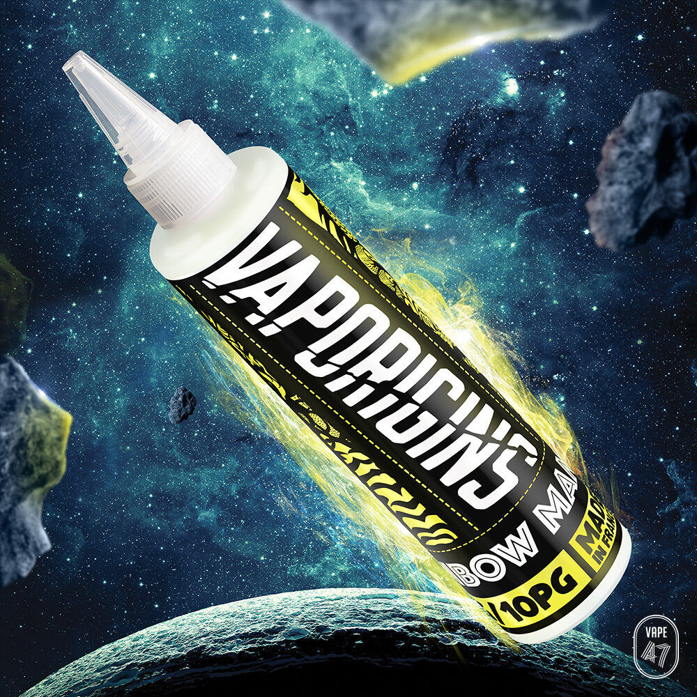 VORM0080 - Vaporigins Rainbow Mania 0mg 80mL -Vape 47 - Packshot E-liquide cigarette électronique pod sevrage tabagique vapers vapoteur débutant