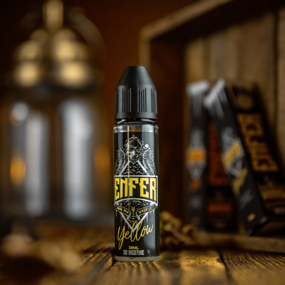 19:01 ENYE0050 - ENFER Yellow 0mg 50mL - eliquide vape 47 prêt a vaper vapotage cigarette electronique sevrage tabagique Credit @vape_zor photo 1