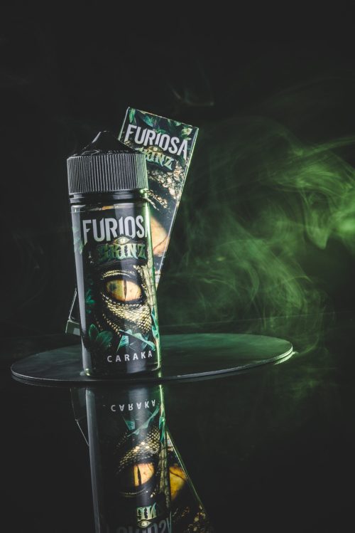 Autre Photo Furiosa SKINZ saveur Caraka - Gamme en 80mL- Vape 47 - E-liquide cigarette électronique pod sevrage tabagique vapers vapoteur expert intermédiaire credit @vape_zor