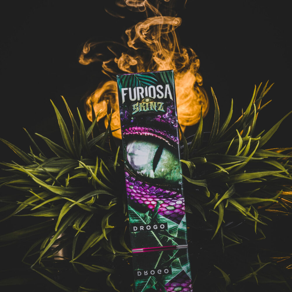 Autre Photo Furiosa SKINZ saveur Drogo - Gamme en 80mL- Vape 47 - E-liquide cigarette électronique pod sevrage tabagique vapers vapoteur expert intermédiaire credit @vape_zor