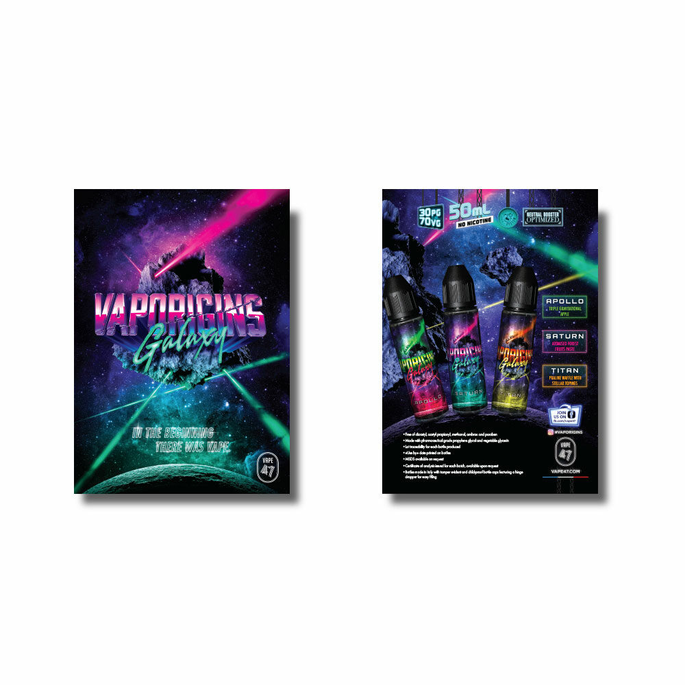 FLYERSA5GAFR-PLV-FLYER-A5-VAPORIGINS-GALAXY-Vape 47 - E-liquide cigarette électronique pod sevrage tabagique vapers vapoteur expérimenté et intermédiaire