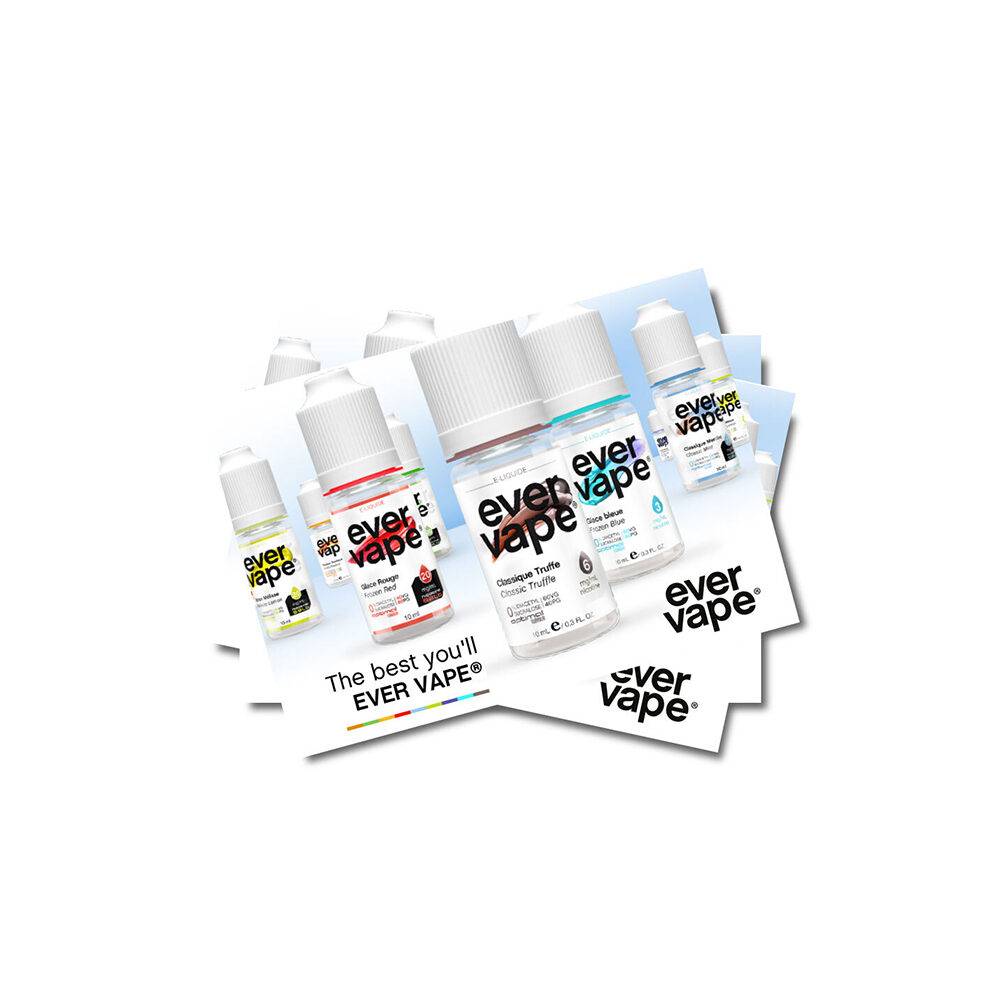 FLYERSA5SEVFR--PLV-FLYER-A5-EVER-VAPEVape 47 - E-liquide cigarette électronique pod sevrage tabagique vapers vapoteur débutant intermédiaire V2 pile