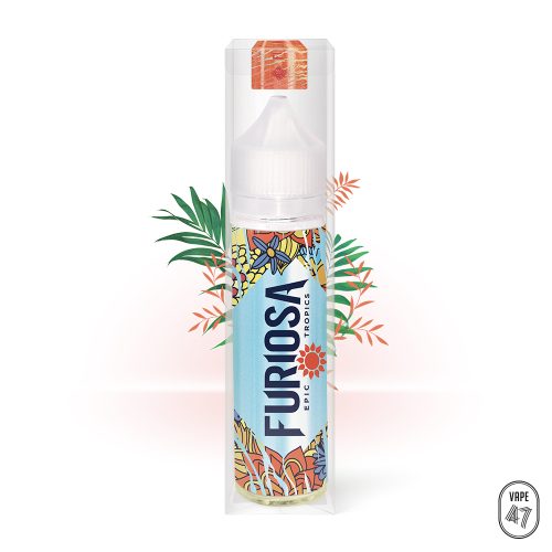 FUET0040 - FURIOSA VAPOR EPIC TROPIC 40mL 0mg - Vape 47 - Packshot E-liquide cigarette électronique pod sevrage tabagique vapers vapoteur intermédiaire avancé