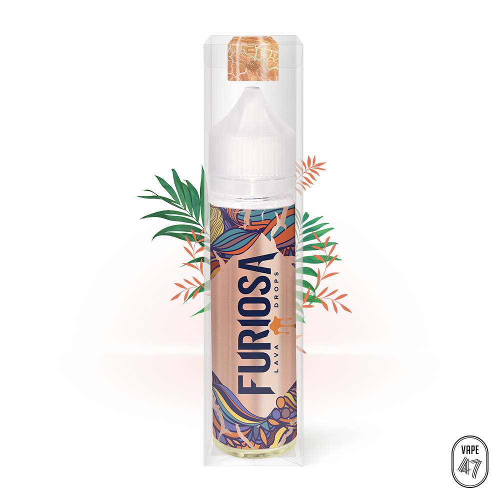FULD0040 - Furiosa Lava Drops 0mg 40mL -Vape 47 - Packshot E-liquide cigarette électronique pod sevrage tabagique vapers vapoteur intermédiaire avancé