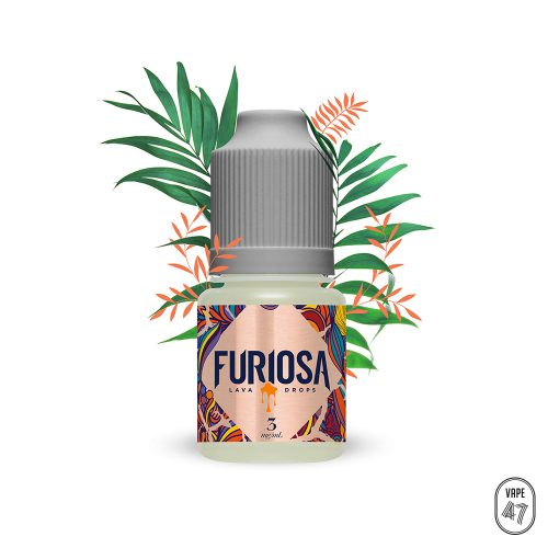 FULD0310 - Furiosa Lava Drops 3mg 40mL -Vape 47 - Packshot E-liquide cigarette électronique pod sevrage tabagique vapers vapoteur intermédiaire avancé