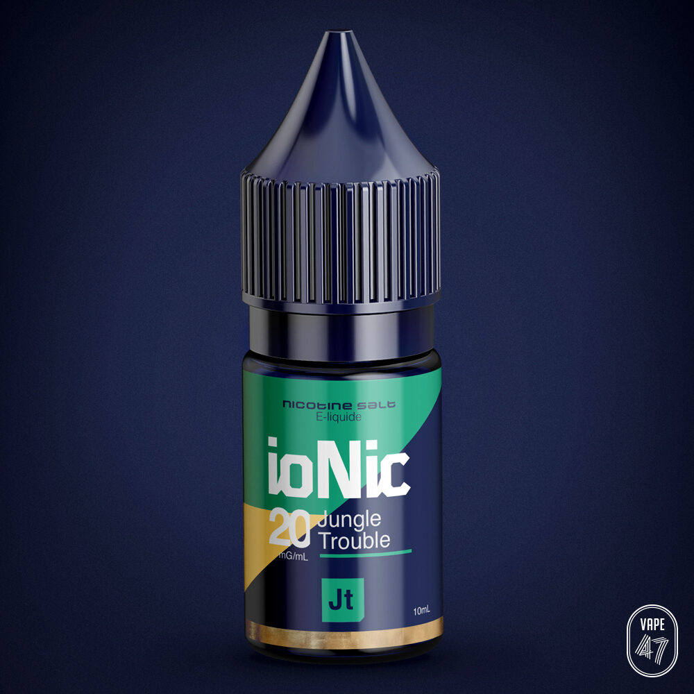 PACKSHOT-IONIC-JUNGLETROUBLE-IOFUJT2010-Vape 47 - E-liquide cigarette électronique pod sevrage tabagique vapers vapoteur débutant intermédiaire