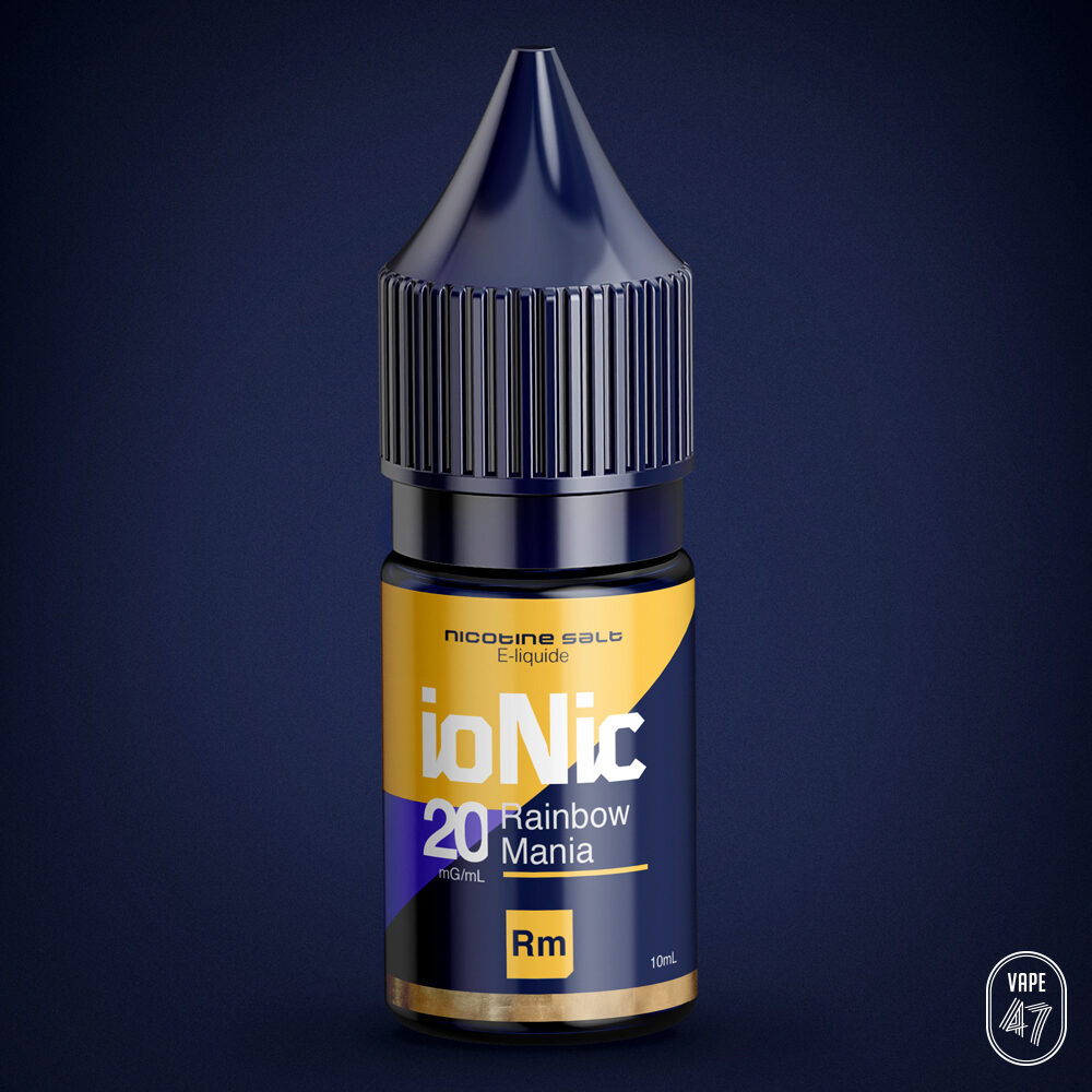 PACKSHOT-IONIC-RAINBOWMANIA-IOVORM2010-Vape 47 - E-liquide cigarette électronique pod sevrage tabagique vapers vapoteur débutant intermédiaire
