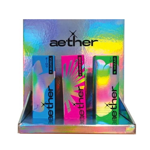 PLVAETHER1 - PLV-AETHER - Gamme Eliquides en 80mL - Vape 47 - E-liquide cigarette électronique pod sevrage tabagique vapers vapoteur expert & intermédiaire