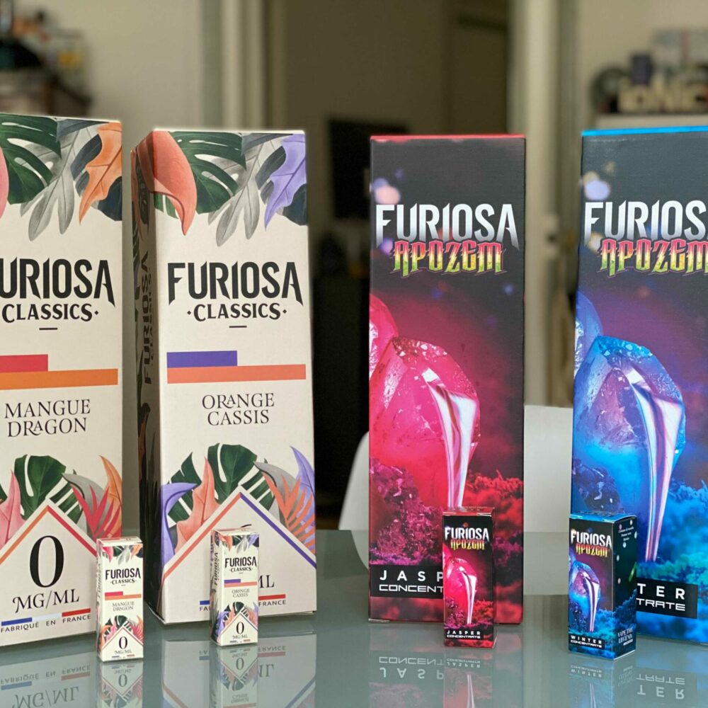 PLV Boite Factice Furiosa Classics & Furiosa Apozem - VAPE 47