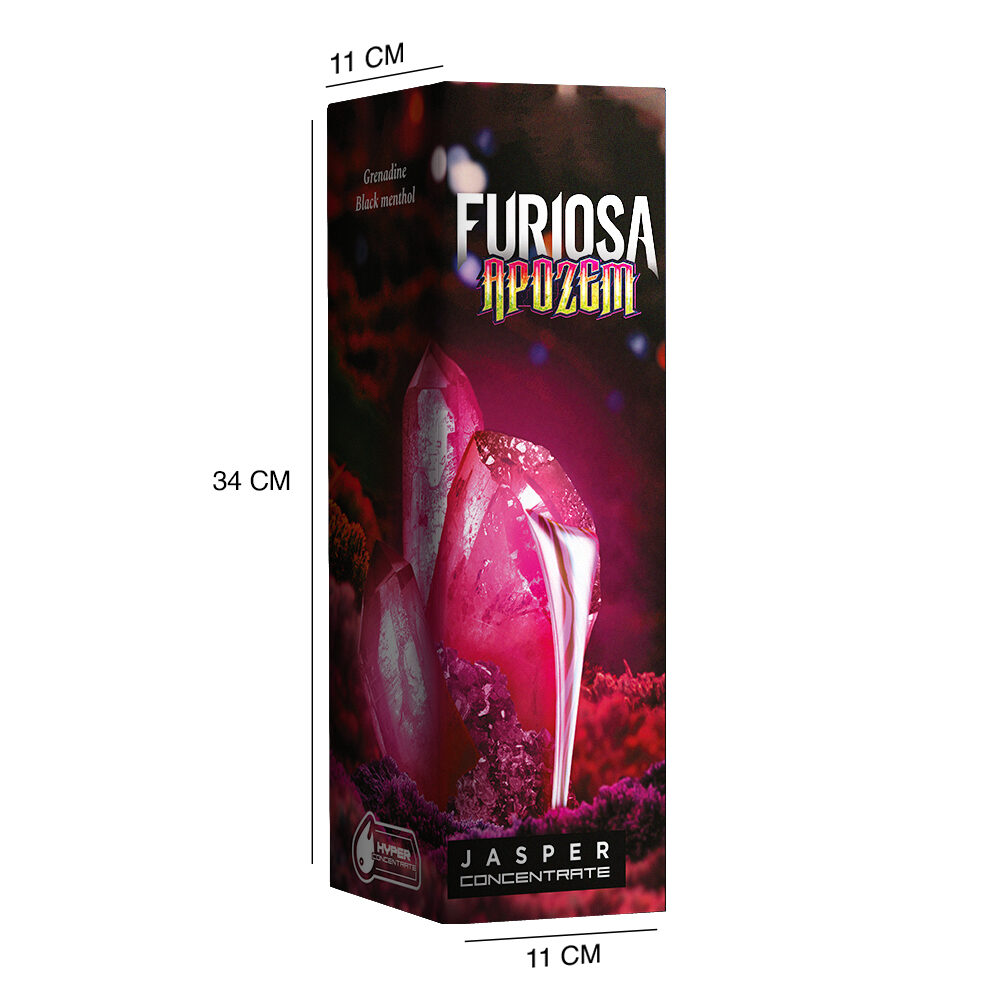 PLVAPJA -BOITE FACTICE FURIOSA APOZEM JASPER - Vape 47 - E-liquide cigarette électronique pod sevrage tabagique vapers vapoteur expert intermédiaire