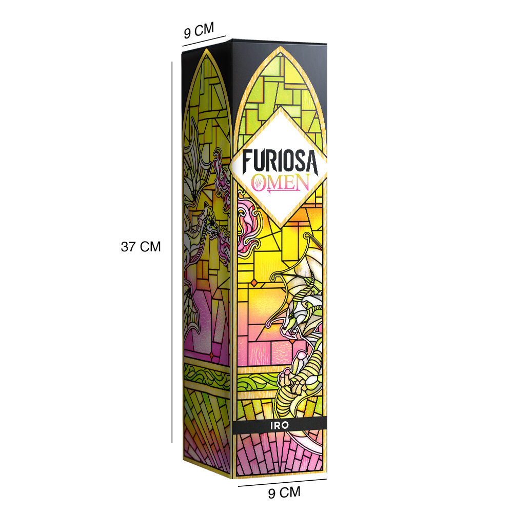 PLVOMIR - BOITE FACTICE FURIOSA OMEN IRO - Vape 47 - Packshot E-liquide cigarette électronique pod sevrage tabagique vapers vapoteur débutant