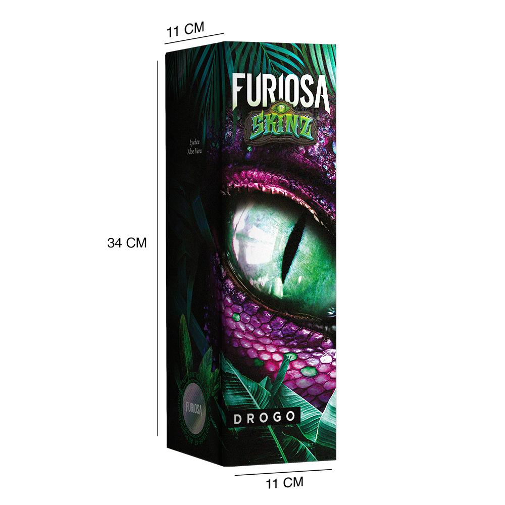 PLVSKDR - PLV Boite Factice Furiosa SKINZ Drogo Vape 47 - E-liquide cigarette électronique pod sevrage tabagique vapers vapoteur expert intermédiaire