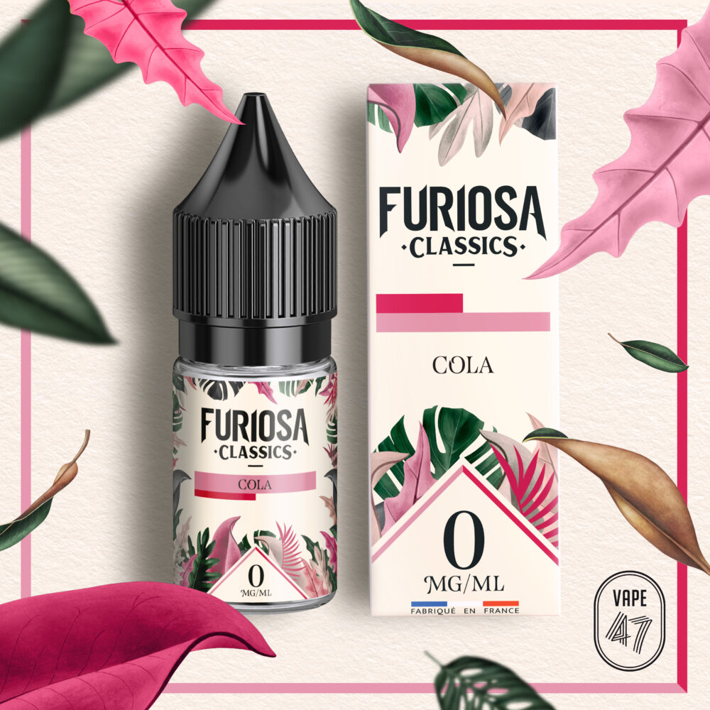 FCCO0010 - Furiosa Classics Cola - Vape 47 - Packshot E-liquide cigarette électronique pod sevrage tabagique vapers vapoteur débutant