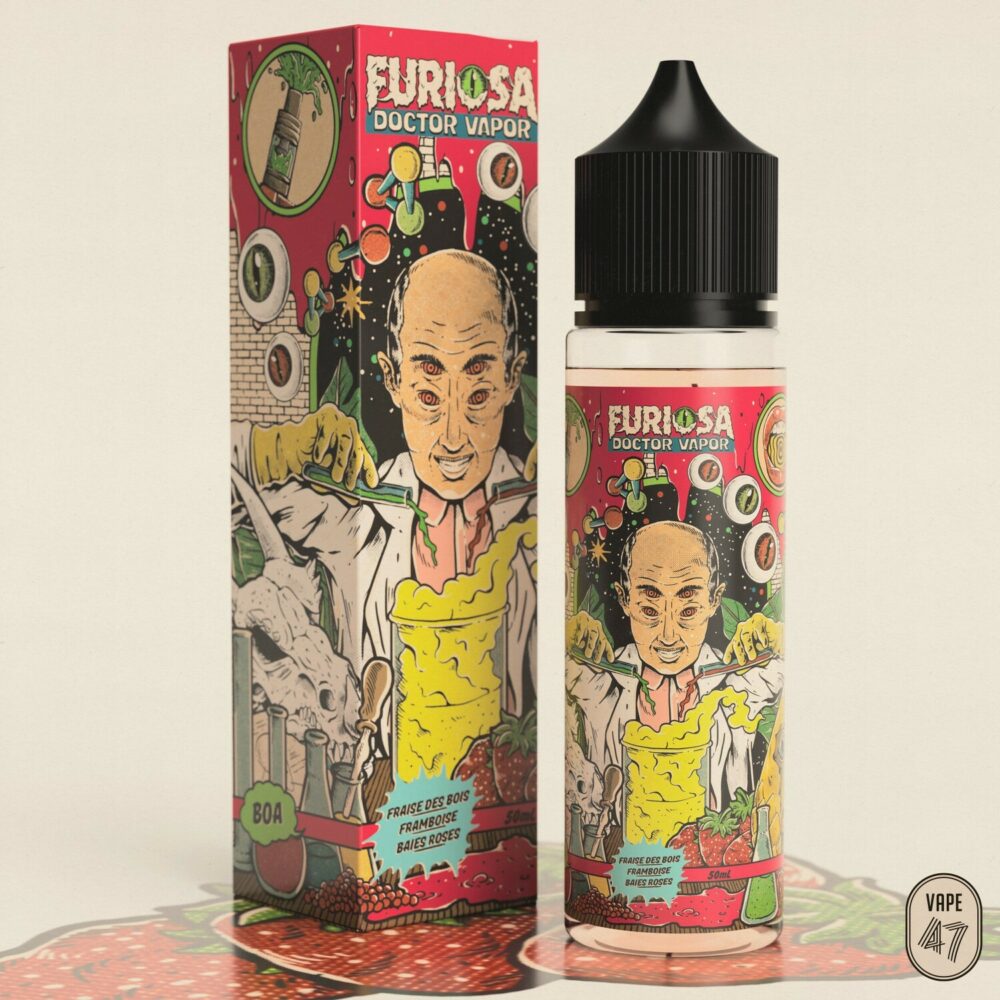 DVBO0050 - Furiosa Doctor Vapor Boa (0mg:mL - 50mL) - Vape 47 - E-liquide cigarette électronique pod sevrage tabagique vapers vapoteur expert intermédiaire