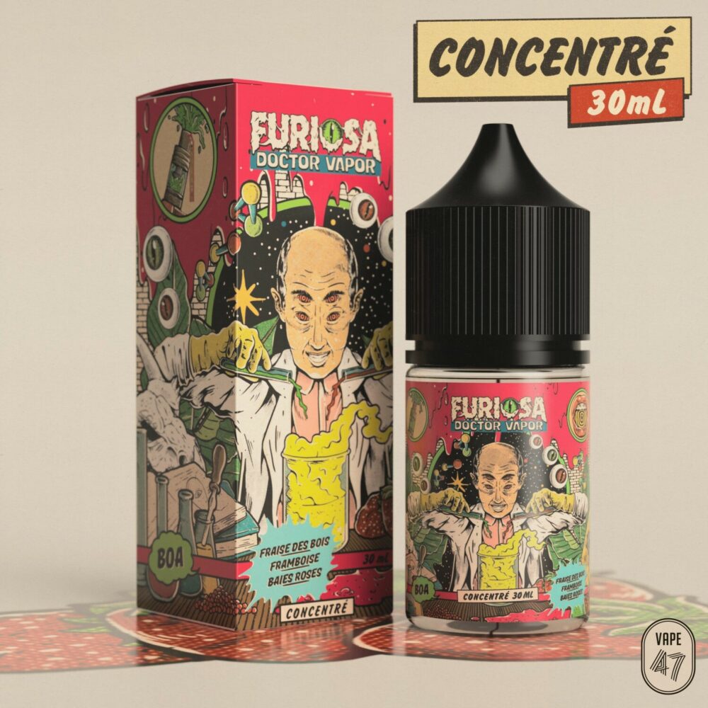 DVBOCC30 - Furiosa Doctor Vapor Boa Concentré 30mL - Vape 47 - E-liquide cigarette électronique pod sevrage tabagique vapers vapoteur débutant intermédiaire