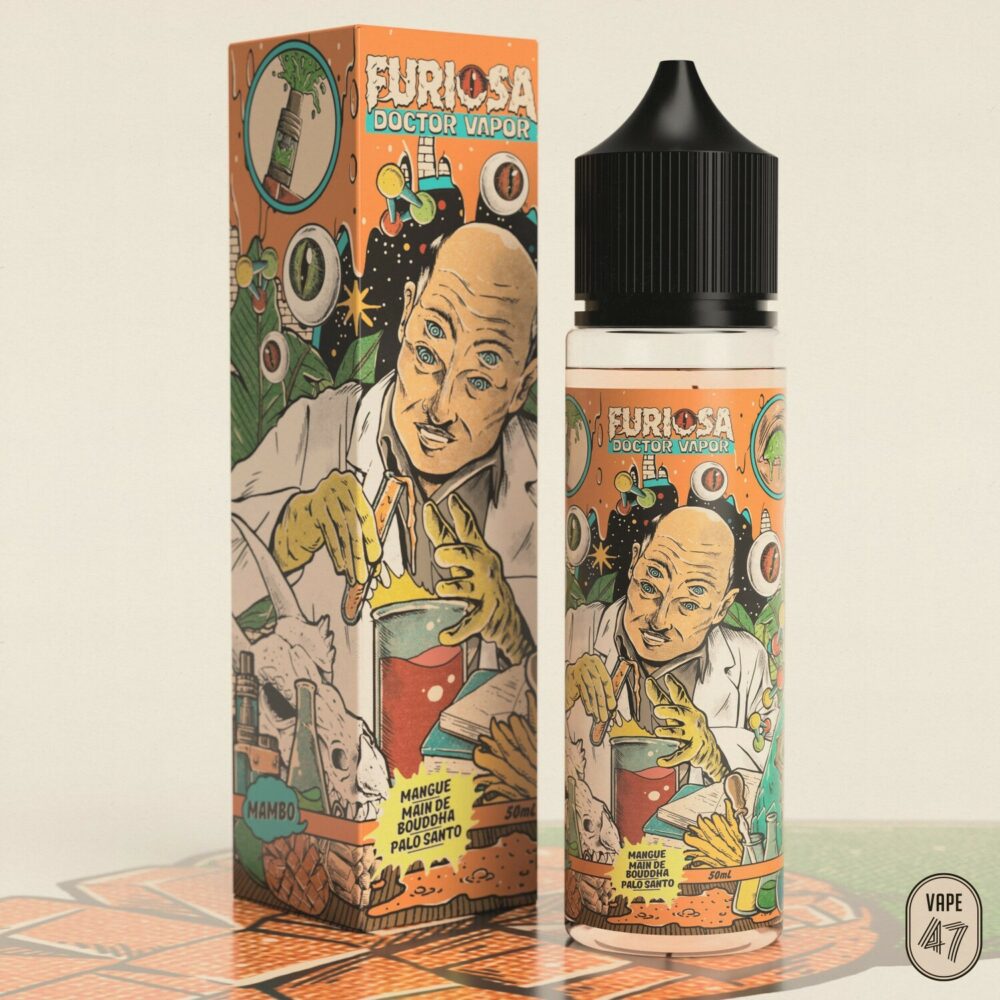 DVMA0050 - Furiosa Doctor Vapor Mambo (0mg:mL - 50mL) - Vape 47 - E-liquide cigarette électronique pod sevrage tabagique vapers vapoteur expert intermédiaire