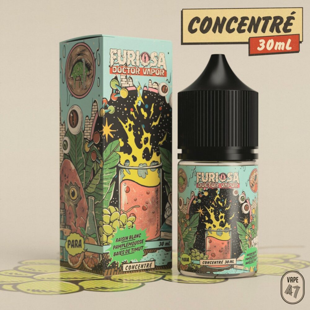 DVPACC30 - Furiosa Doctor Vapor Para Concentré 30mL - Vape 47 - E-liquide cigarette électronique pod sevrage tabagique vapers vapoteur débutant intermédiaire